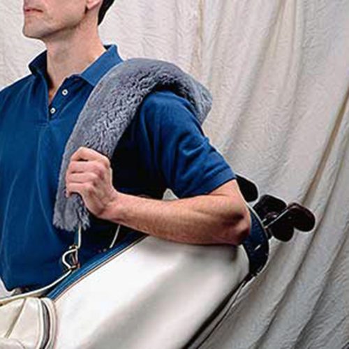 Sheepskin Golf Bag Strap Cover