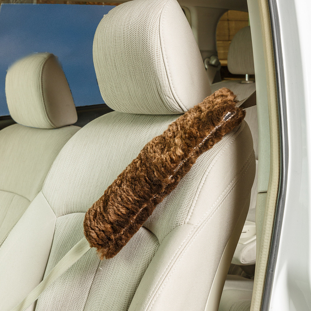 Sheepskin Seat Belt Shoulder Strap Cover | US Sheepskin