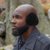 Slim Fit Sheepskin Earmuffs Black