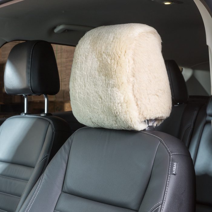 Superfit Headrest Cover Sheepskin and Acrylic