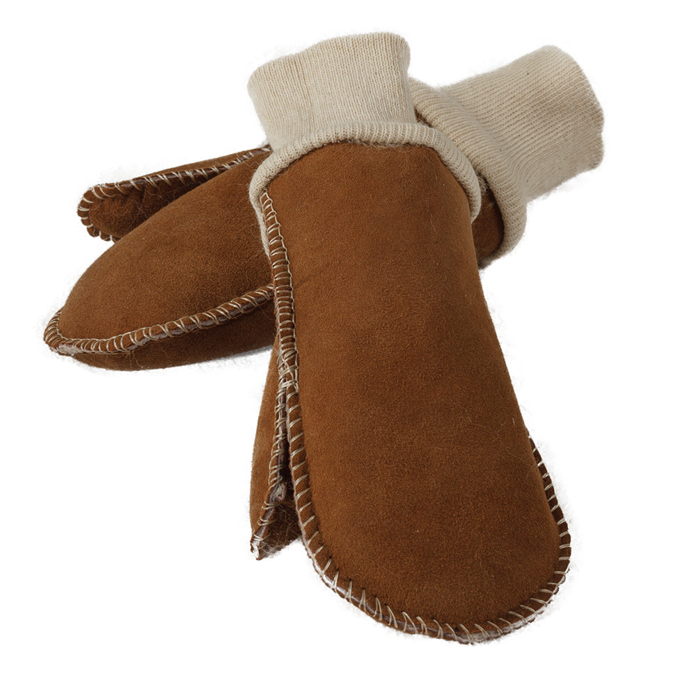 Sheepskin Mittens For Youth Teens Us