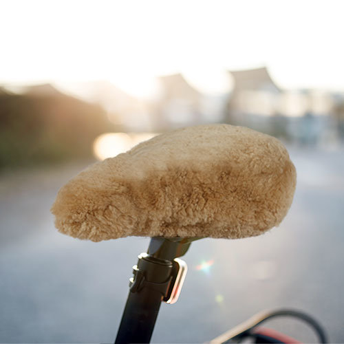 New Zacro Imitation Wool Bicycle Cushion Cover for Narrow Seat 