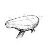 Sheepskin Universal Exercise Bicycle Seat Cover - Image 5