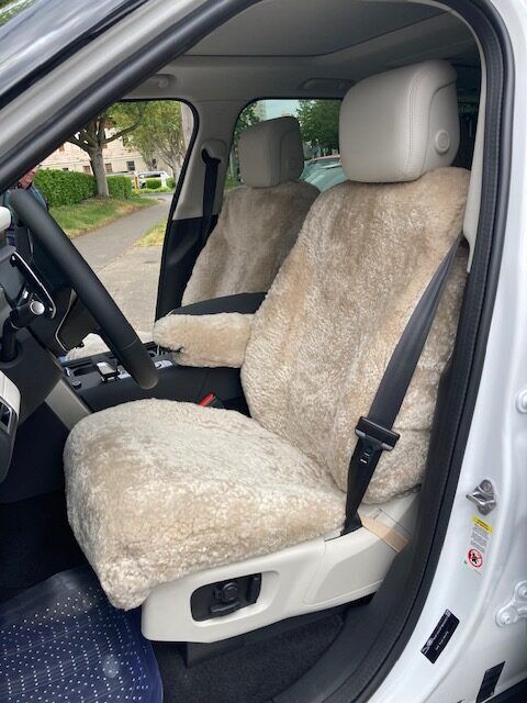 Sheepskin Seat Cushion for Car-Truck-Plane-Home-Medical