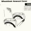 Sheepskin Wheelchair Armrest Covers