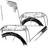 Sheepskin Wheelchair Cover Tailor Made - Image 5