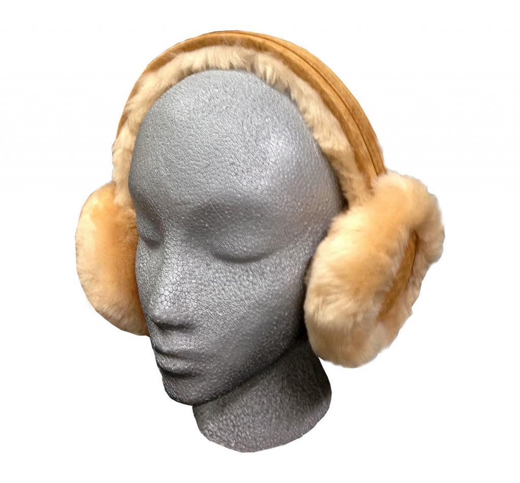 Sheepskin Fur Earmuffs Ear Muffs US Sheepskin