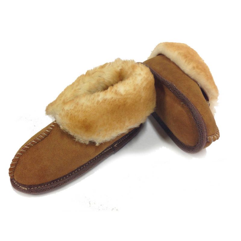 sheepskin memory foam slippers