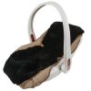 Sheepskin Infant Seat Cover & Shoulder Strap Covers - Image 3
