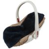 Sheepskin Infant Seat Cover & Shoulder Strap Covers - Image 4
