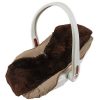 Sheepskin Infant Seat Cover & Shoulder Strap Covers - Image 5