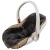 Sheepskin Infant Seat Cover & Shoulder Strap Covers - Image 8