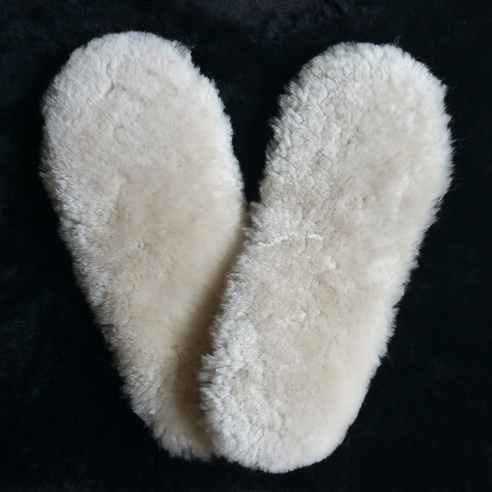 Irregular Real Sheepskin  Insoles  Made in USA   Men and Women's Sizes.