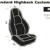 Ready-made 100% Sheepskin Bucket Seat Covers - Image 9