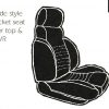 Ready-made 100% Sheepskin Bucket Seat Covers - Image 10