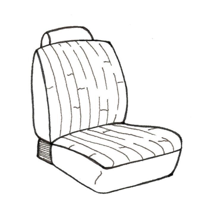 low back bucket seat mosaic superfit