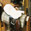 All Purpose / Dressage Saddle Seat Cover Charcoal - Image 5