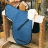 Dressage Numnah with Pommel Roll and Partial Lining Black - Image 4