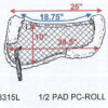 Engel Sheepskin Half Pad Saddle Pad Medium or Large Black - Image 3