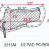Engel Sheepskin Half Pad Saddle Pad Medium or Large Black - Image 2