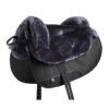 Western Sheepskin Lined Bareback Pad - Large Charcoal