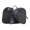 Western Sheepskin Lined Bareback Pad - Large Charcoal - Image 3