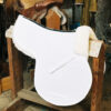 All Purpose Numnah with Pommel Roll and Partial Lining Black - Image 4
