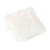 Tibetan Lambskin Pillow Cover Bright White
