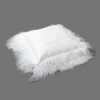 Tibetan Lambskin Pillow Cover Bright White - Image 2