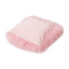 Tibetan Lambskin Pillow Cover Rose Pink - Image 2