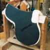 All Purpose Numnah with Pommel Roll and Complete Lining Blue - Image 3