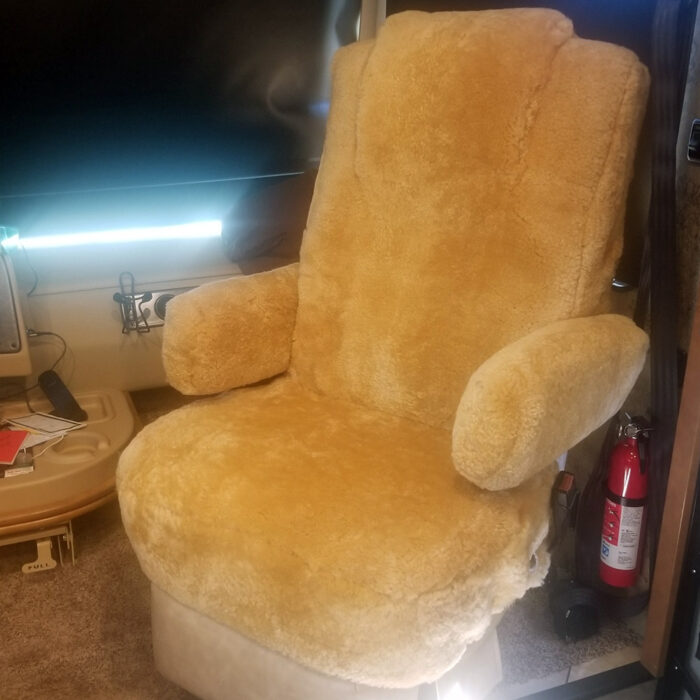 Motorhome RV Sheepskin Seat Covers