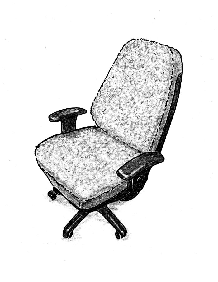 Sheepskin Office Chair Cover – Executive - Image 2